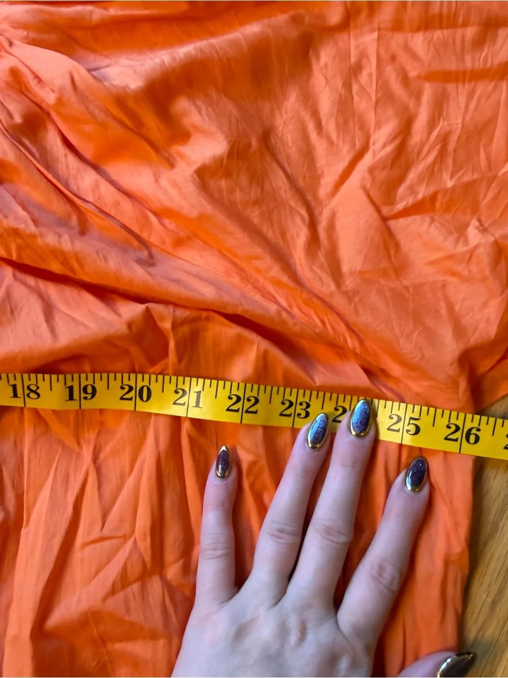 Michael kors orange ren faire style blouse